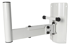 Loudspeaker Wall Bracket with 2 Way Adjustment White Finish